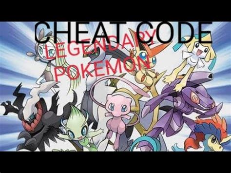 Cheat codes of all legendary Pokemon in ash gray • 100℅ working.